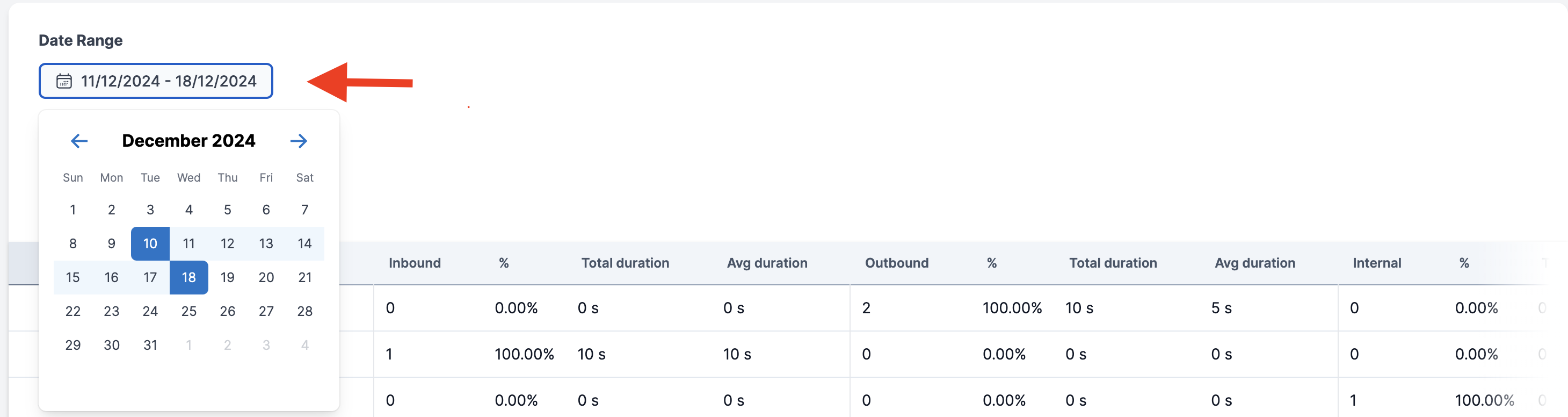 Date Range Picker